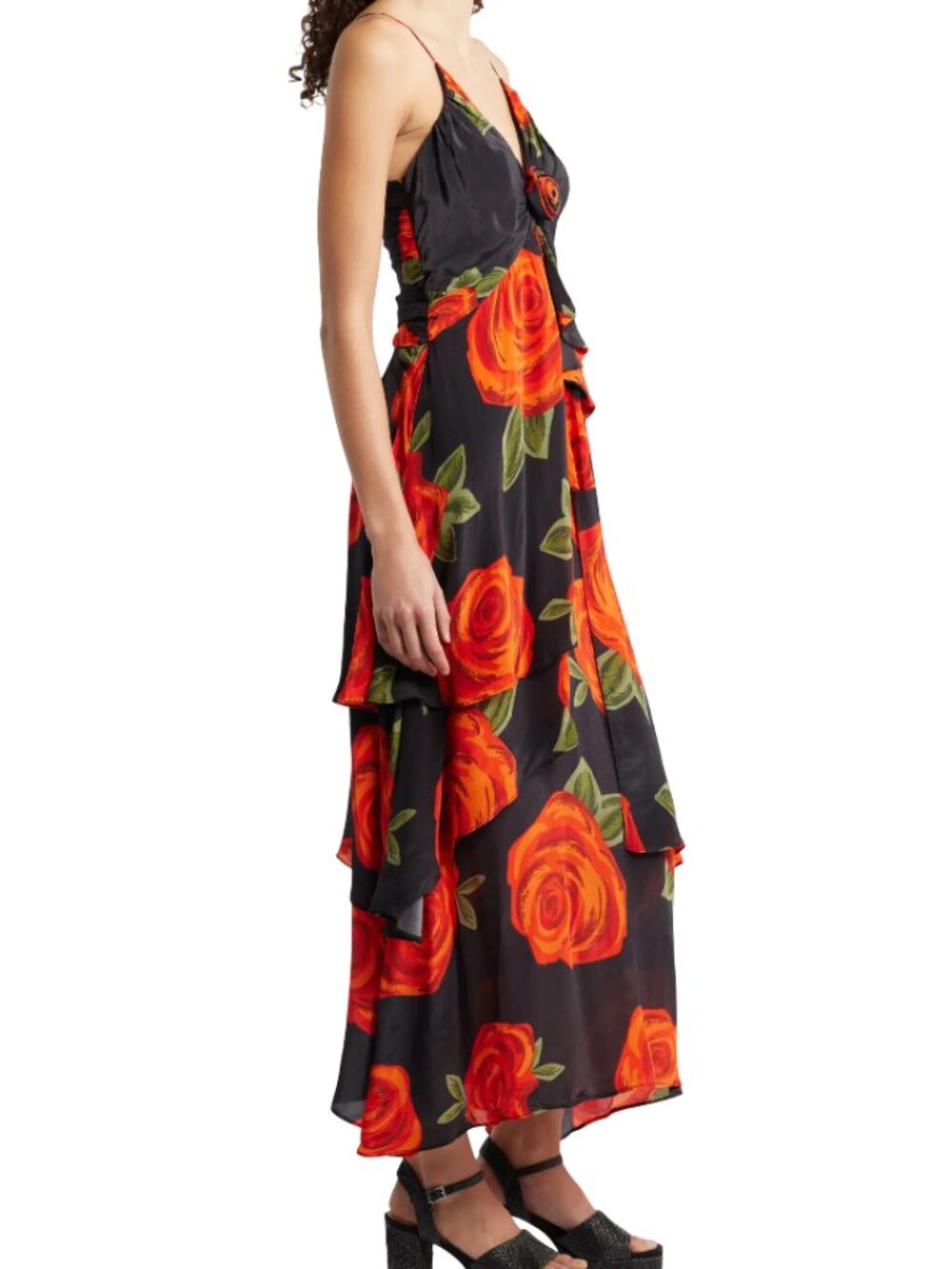 FARM Rio Latin Roses Floral Dress Size XXS - Picture 3 of 6